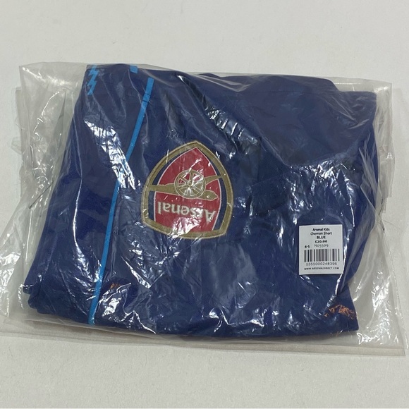 NEW - Arsenal Kids - Chevron Shorts - Blue - Size 4-5 - Picture 6 of 6